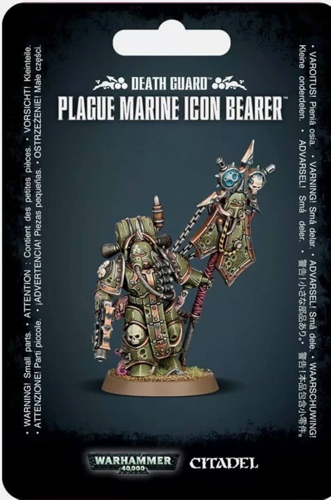 Warhammer 40k - Death Guard: Plague Marine Icon Bearer