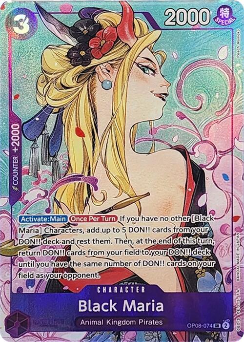 Black Maria (Illustration Box Vol.2) (OP08-074) [One Piece Promotion Cards]