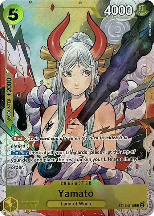 Yamato (Illustration Box Vol.2) (ST13-016) [One Piece Promotion Cards]