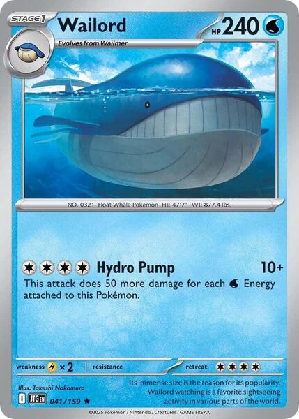Wailord - 041/159 [SV09 Journey Together]
