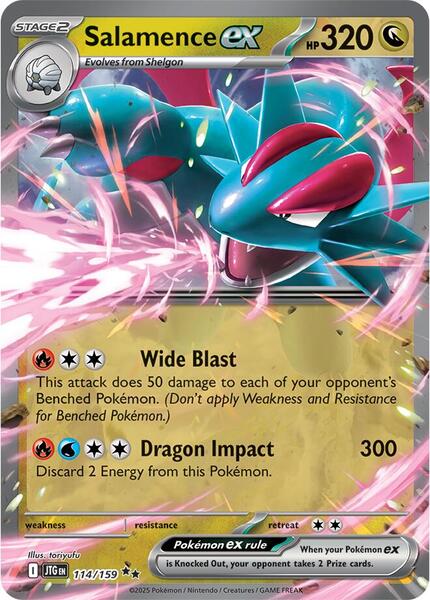 Salamence ex - 114/159 [SV09 Journey Together]