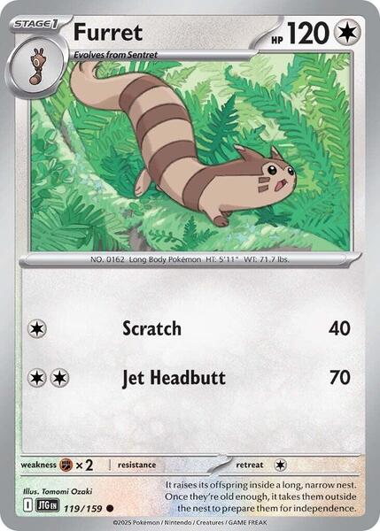 Furret - 119/159 [SV09 Journey Together]