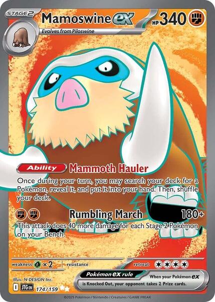Mamoswine ex - 174/159 [SV09 Journey Together]