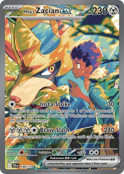 Hop's Zacian ex - 186/159 [SV09 Journey Together]