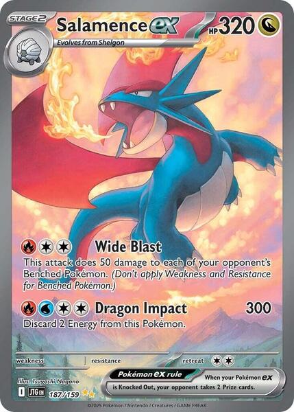 Salamence ex - 187/159 [SV09 Journey Together]