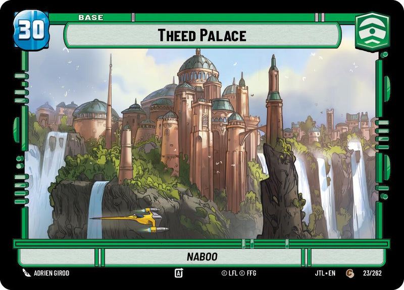 Theed Palace // X-Wing (023/2262 // T02/T04) [Jump to Lightspeed]