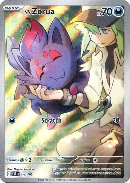 N's Zorua - 189 [SV Scarlet and Violet Promo Cards]