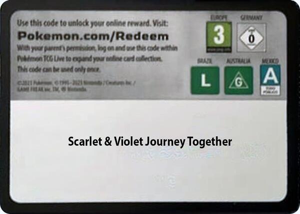 Code Card - Journey Together [SV09 Journey Together]
