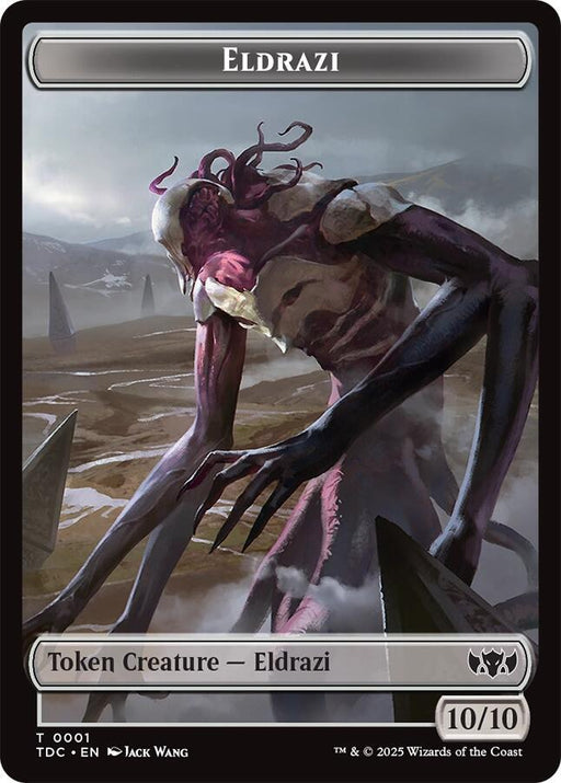 Eldrazi // Citizen Double-Sided Token (1 // 26) [Tarkir: Dragonstorm Commander]