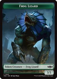Frog Lizard // Dragon (0014) Double-Sided Token (21 // 14) [Tarkir: Dragonstorm Commander]