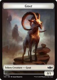 Goat // Timeless Witness Double-Sided Token (4 // 11) [Tarkir: Dragonstorm Commander]