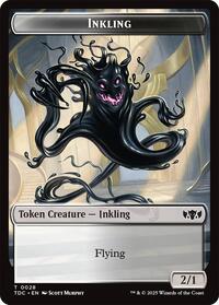 Inkling // Bird  Double-Sided Token (28 // 2) [Tarkir: Dragonstorm Commander]