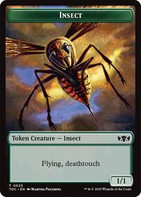 Insect (0023) // Wall Double-Sided Token (23 // 7) [Tarkir: Dragonstorm Commander]