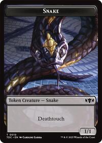 Snake // Myr Double-Sided Token (10 // 30) [Tarkir: Dragonstorm Commander]