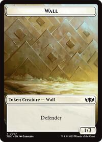 Wall // Spider Double-Sided Token (7 // 25) [Tarkir: Dragonstorm Commander]