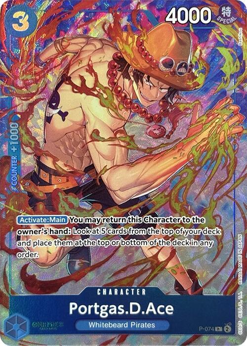 Portgas.D.Ace (Premium Card Collection -Best Selection Vol. 3-) (P-074) [One Piece Promotion Cards]