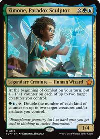 Zimone, Paradox Sculptor (126) [Tarkir: Dragonstorm Promos]