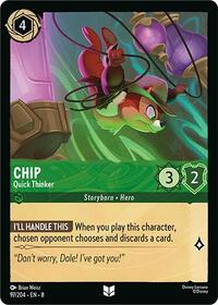 Chip - Quick Thinker (97/204) [Reign of Jafar]