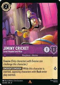 Jiminy Cricket - Level-Headed and Wise [Reign of Jafar]