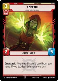 Merrin - Alone with the Dead (160/264) [Legends of the Force]