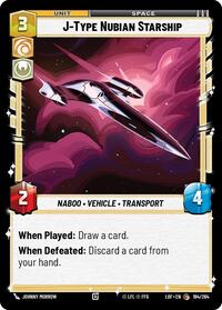J-Type Nubian Starship (194/264) [Legends of the Force]