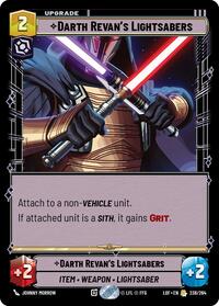 Darth Revan's Lightsabers (238/264) [Legends of the Force]