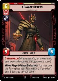 Savage Opress - Imbued With Hate (137/264) [Legends of the Force]