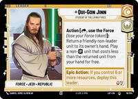 Qui-Gon Jinn - Student of the Living Force (016/264) [Legends of the Force]