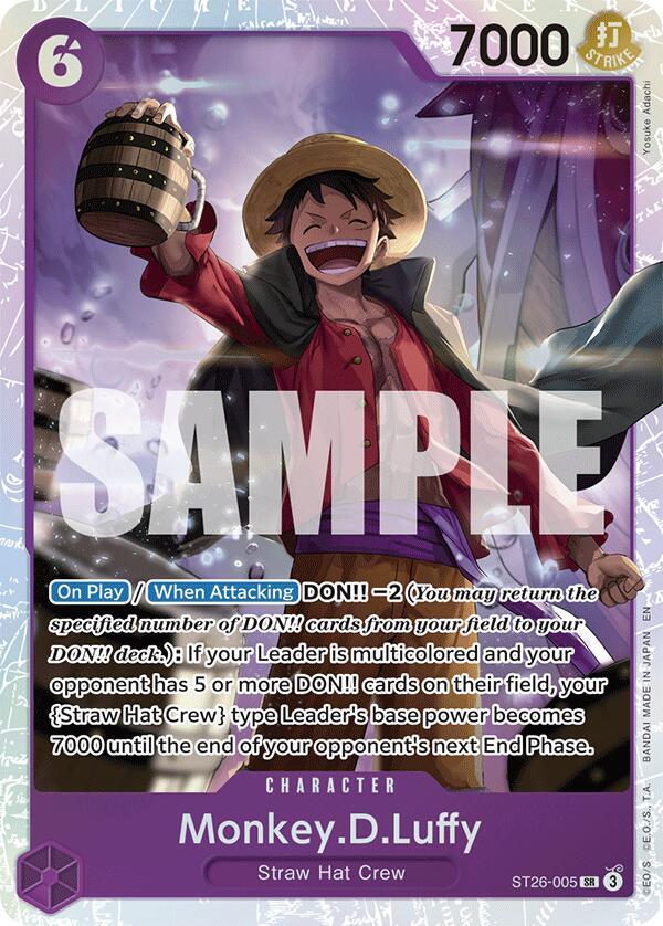 Monkey.D.Luffy (ST26-005) [Starter Deck 26: PURPLE/BLACK Monkey.D.Luffy]