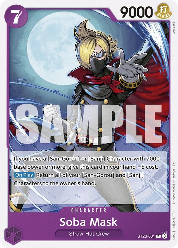 Soba Mask (ST26-001) [Starter Deck 26: PURPLE/BLACK Monkey.D.Luffy]