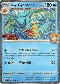 Misty's Gyarados (Destined Rivals Stamp) [SV10: Destined Rivals]