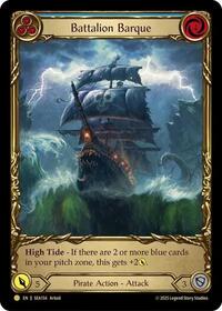 Battalion Barque (Blue) (Treasure) (SEA154) [High Seas]