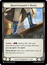 Quartermaster's Boots (Treasure) (SEA185) [High Seas]