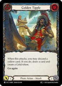 Golden Tipple (Blue) (CC Tag) (AGB021) [Armory Deck Gravy Bones]