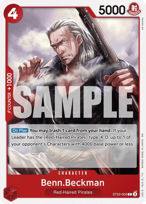 Benn.Beckman (ST23-003) [Starter Deck 23: RED Shanks]