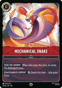 Mechanical Snake [Illumineer's Quest: Palace Heist]