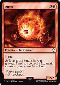 Anger (Surge Foil) (289) [Final Fantasy Commander]