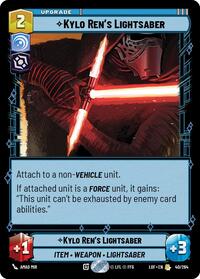 Kylo Ren's Lightsaber (040/264) [Legends of the Force]