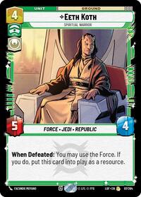 Eeth Koth - Spiritual Warrior (097/264) [Legends of the Force]