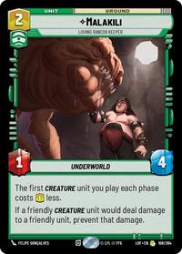 Malakili - Loving Rancor Keeper (108/264) [Legends of the Force]