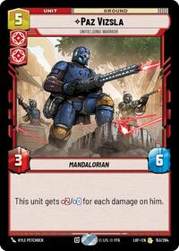 Paz Vizsla - Unyielding Warrior (153/264) [Legends of the Force]