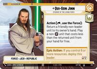 Qui-Gon Jinn - Student of the Living Force (Hyperspace) (280) [Legends of the Force]
