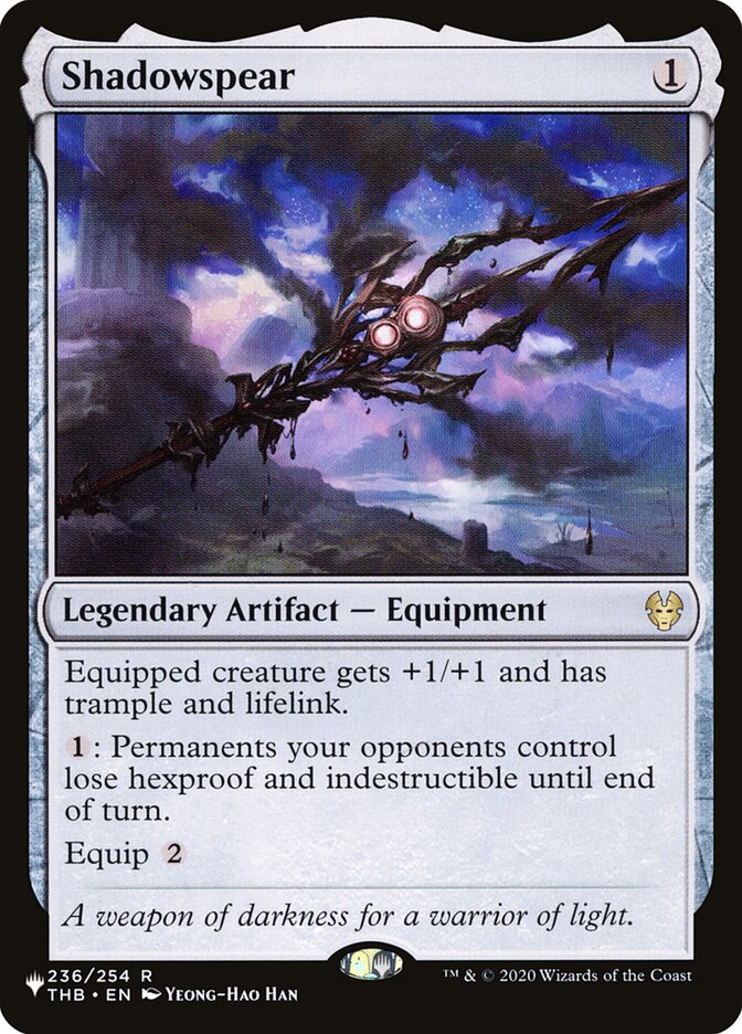 Shadowspear [Secret Lair: Heads I Win Tails You Lose]