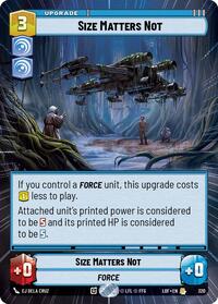 Size Matters Not (Hyperspace) (320) [Legends of the Force]