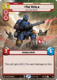 Paz Vizsla - Unyielding Warrior (Hyperspace) (417) [Legends of the Force]