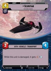 Scimitar - Sith Infiltrator (Hyperspace) (497) [Legends of the Force]