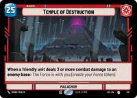 Temple of Destruction (Foil) (531) [Legends of the Force]