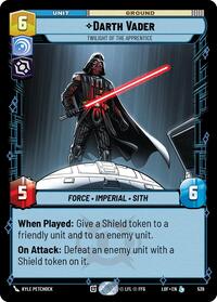 Darth Vader - Twilight of the Apprentice (Foil) (539) [Legends of the Force]