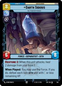 Darth Sidious - The Phantom Menace (Foil) (541) [Legends of the Force]