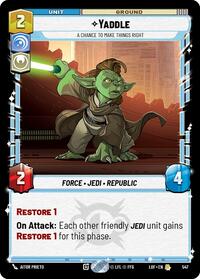 Yaddle - A Chance To Make Things Right (Foil) (547) [Legends of the Force]